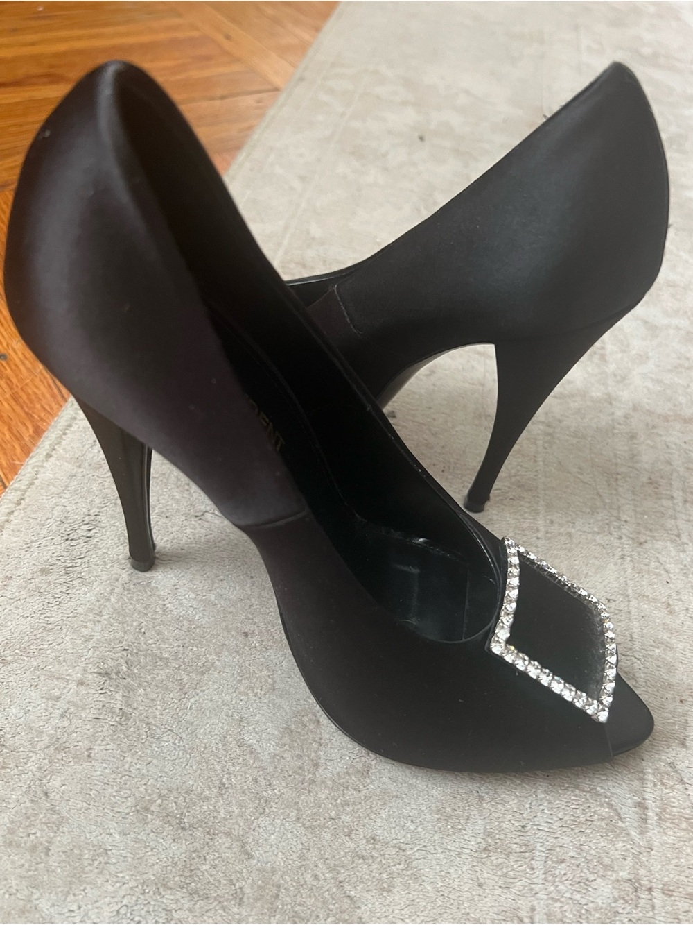 Saint Laurent Rhinestone Heels - Picture 7 of 9